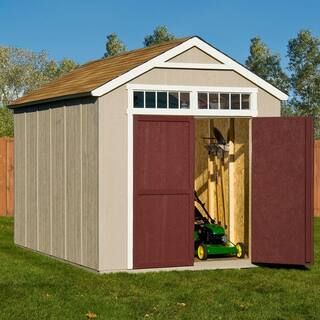 Handy Home Products Majestic 8 ft. x 12 ft. Wood Storage Shed 18631-8 | The Home Depot