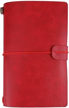 AYNEFY Travel Notebook, Cover Travel Journal Personalized Journal Diary Refillable Notepad for Wr... | Amazon (US)