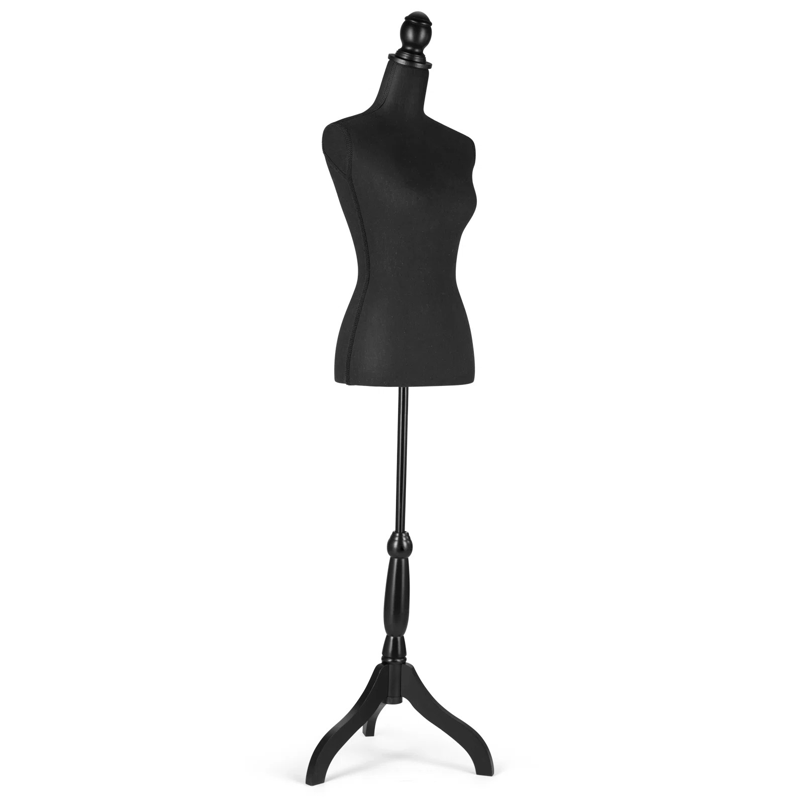 Female Mannequin Torso Adjustable Height Dress Form Mannequin Body With Tripod Stand For Clothing... | Wayfair North America