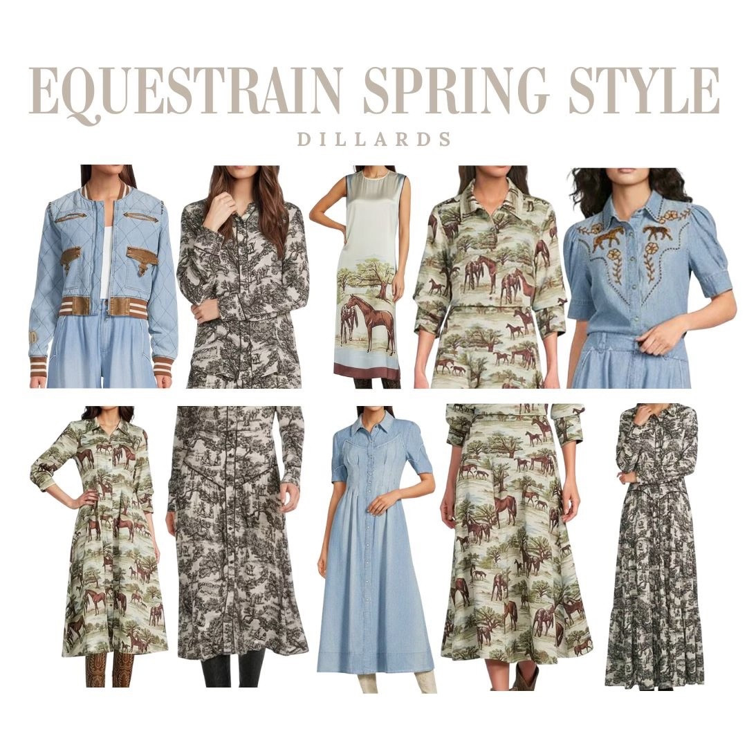 Sharing a few equestrian inspired finds from Dillards, such a fun way to add something different to your spring wardrobe.

#LTKmomlife #LTKOver40 #LTKSeasonal