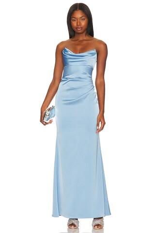 Katie May X Revolve Taylor Gown in French Blue from Revolve.com | Revolve Clothing (Global)