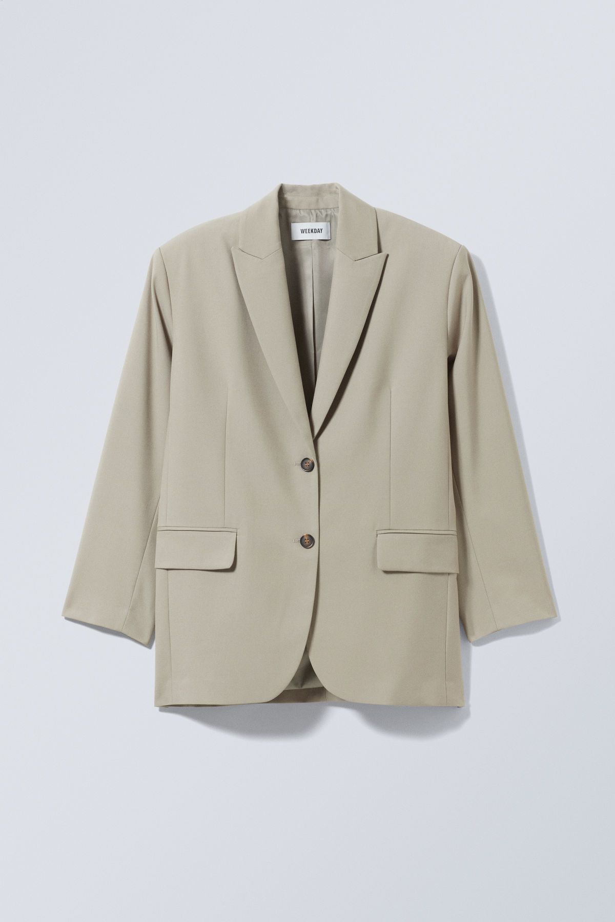 Aiden Oversized Blazer - Green | Weekday