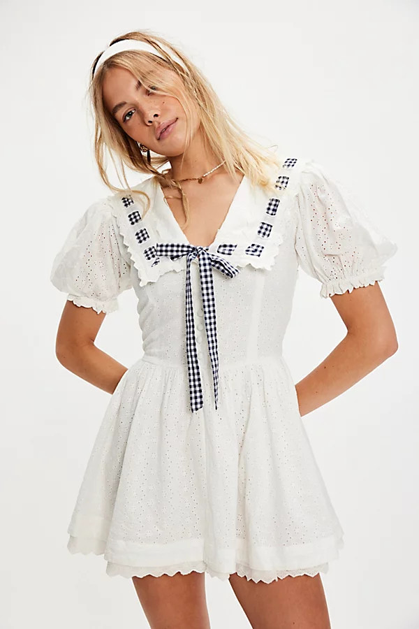 For Love & Lemons Ruby Ribbon Mini Dress | Free People (Global - UK&FR Excluded)