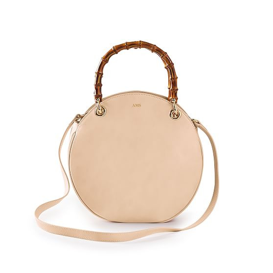 Round Bamboo Elisabetta Crossbody | Mark and Graham