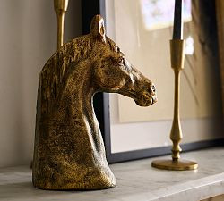 Antique Brass Horse Head | Pottery Barn (US)