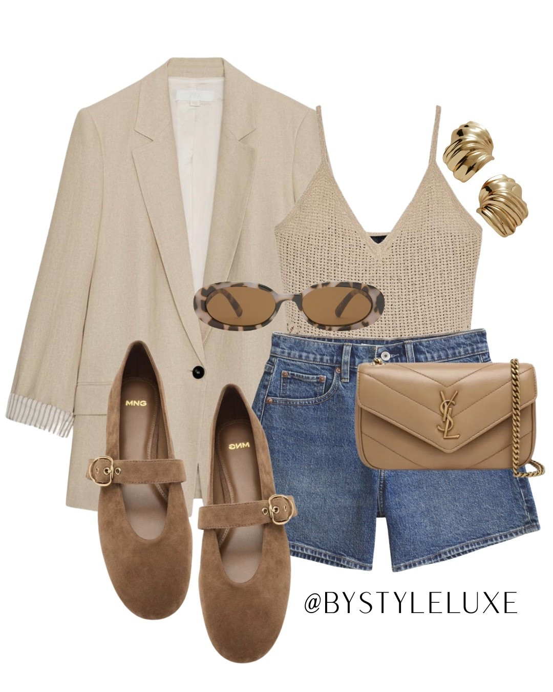 SUMMER SHORTS - My fave denim shorts styled with @Zara linen blazer and interim with these everyday suede Mary Jane’s 

#shorts #blazer #summeroutfit

#LTKsummer #LTKspring #LTKuk
