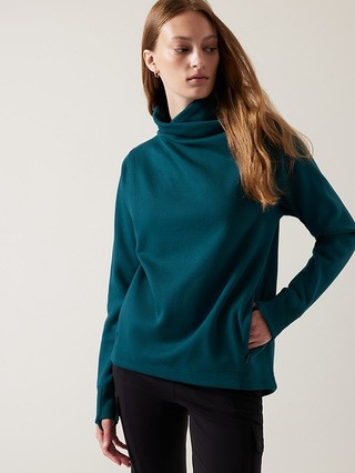 Cozy Karma Twist Neck Sweatshirt | Athleta
