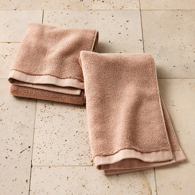 2pk Modal Hand Towel Clay - Casaluna™ | Target