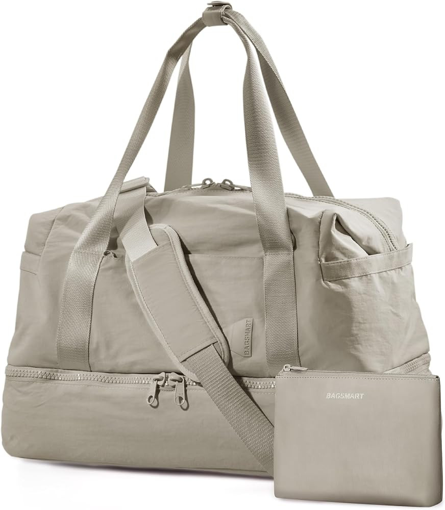Weekender Bags for Women, BAGSMART Travel Duffel Bags with Shoe Compartment,Personal Item Travel ... | Amazon (US)