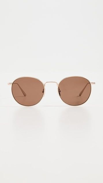 Steel Round Sunglasses | Shopbop