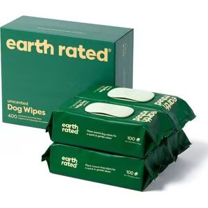 Earth Rated Dog Wipes, Thick Plant Based Grooming Wipes | Chewy.com