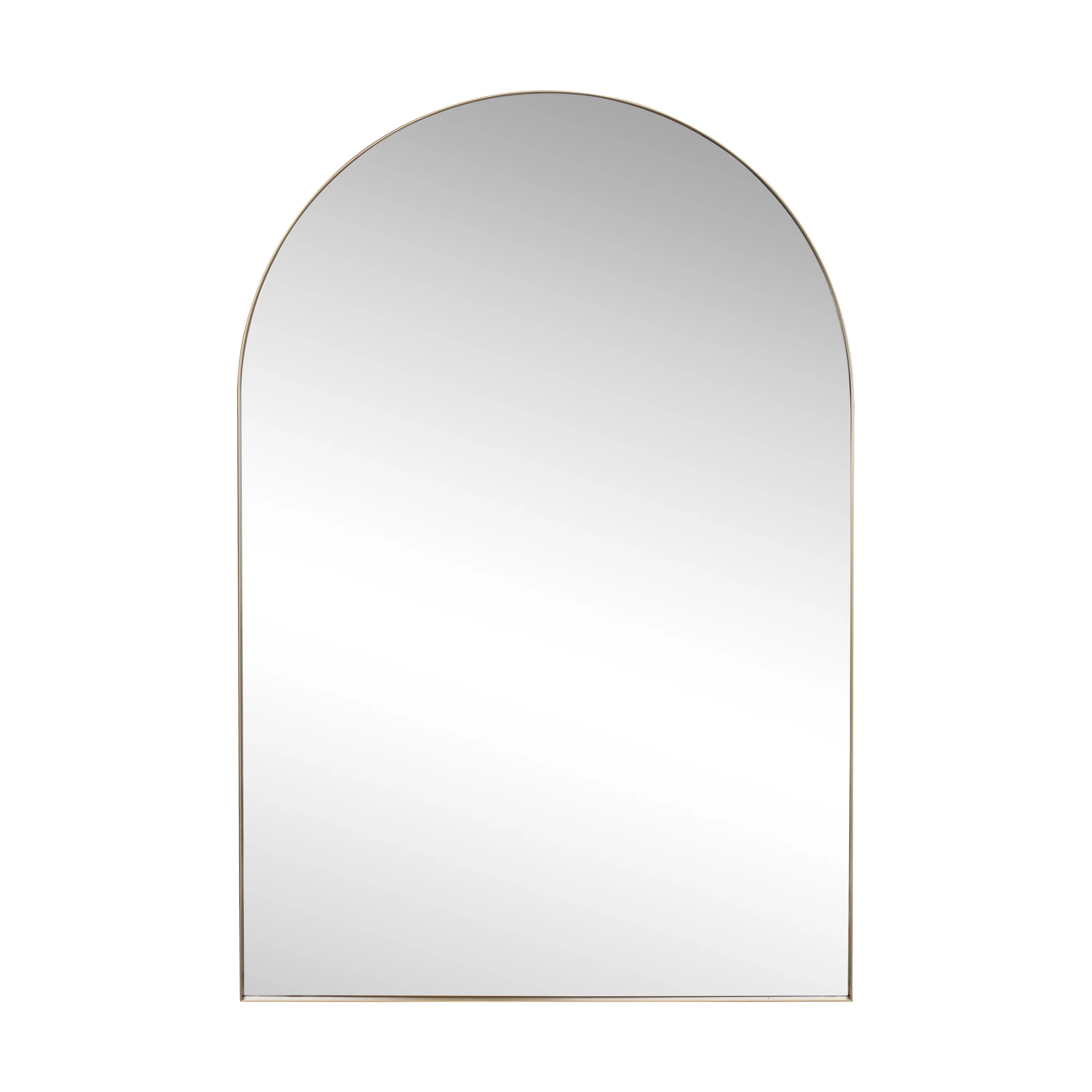 Elodie 24 in. W x 36 in. H Medium Arched Metal Framed Wall Mounted Mirror | Wayfair North America