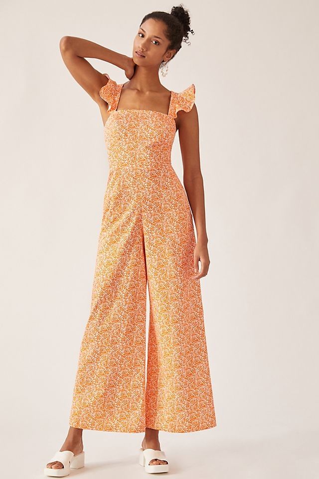Hutch Orange Jumpsuit, Casual Spring Outfits, Casual Jumpsuit, Summer Jumpsuit, Jumpsuit Casual | Anthropologie (US)