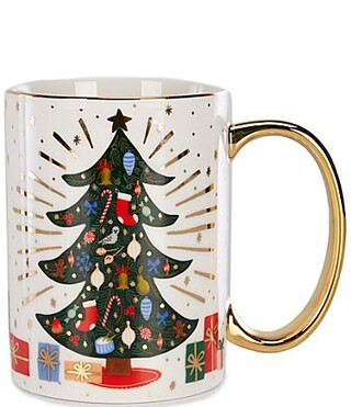 Rifle Paper Co. Holiday Nutcracker Christmas Tree Novelty Porcelain Mug - Multi | Dillard's