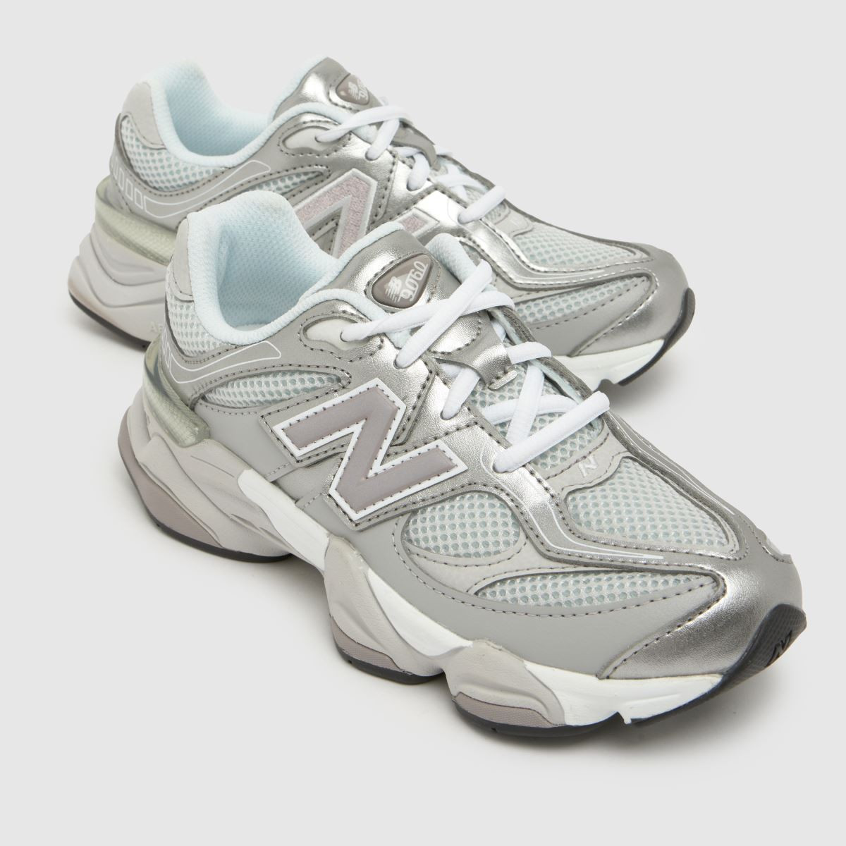 Kids Girls Junior Silver New Balance 9060 Trainers | schuh | Schuh