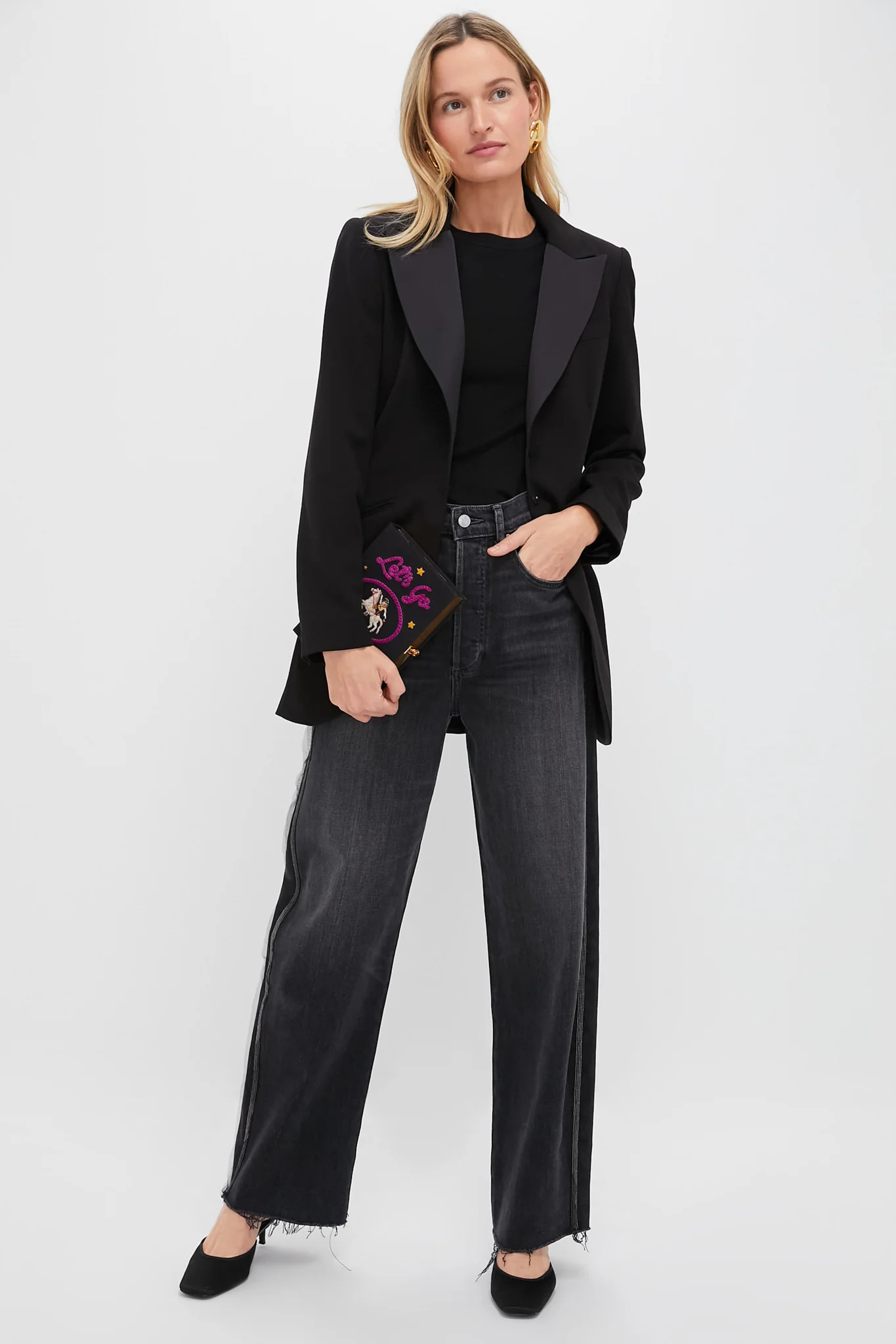 Satin Lapel Emile Blazer | Tuckernuck (US)