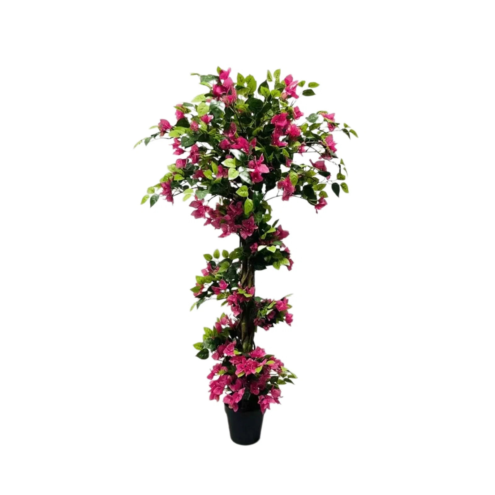 Artificial Bougainvillea Flowers Trees, Fake Bougainvillea Tall Tree with Black Plastic Potted | Wayfair North America