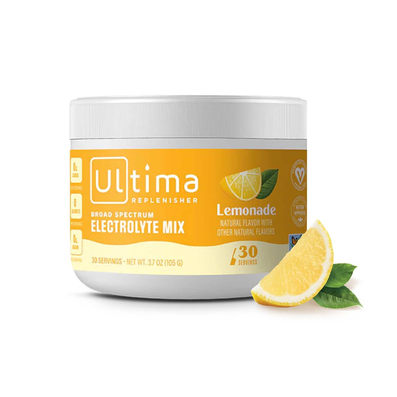 Ultima Replenisher Daily Electrolyte Drink Mix – Lemonade, 30 Servings – Hydration Powder wit... | Amazon (US)