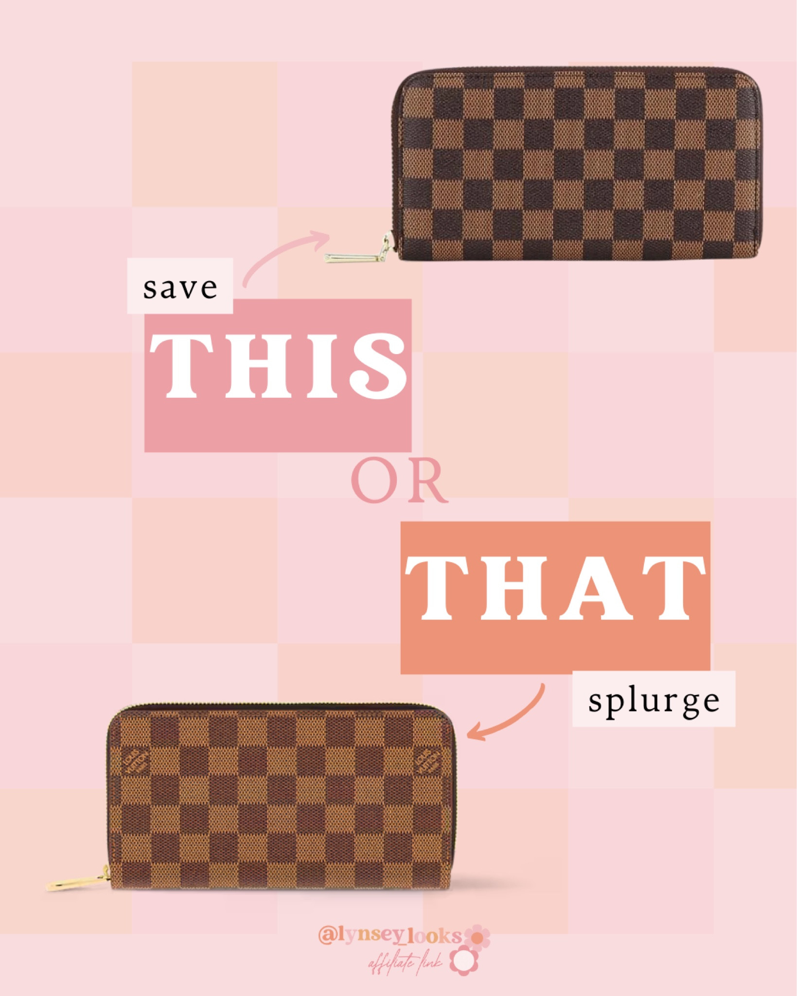 Save or Splurge 💸  Designer Inspired Looks For Less! 👏🏼 

 Designer Inspired | Designer Inspired Looks | Look For Less | Designer Inspired Purses | Designer Inspired Products | Dupe Alert | Dupes | Designer Dupe | 

#LTKTravel #LTKFindsUnder50 #LTKItBag