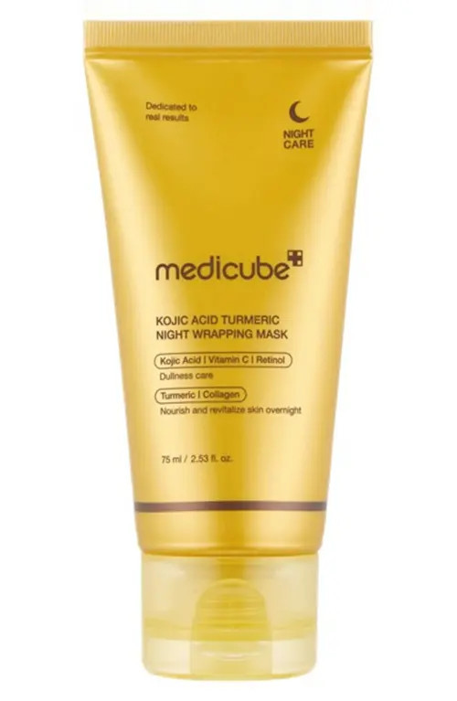MEDICUBE Kojic Acid Turmeric Night Wrapping Mask in Yellow at Nordstrom | Nordstrom