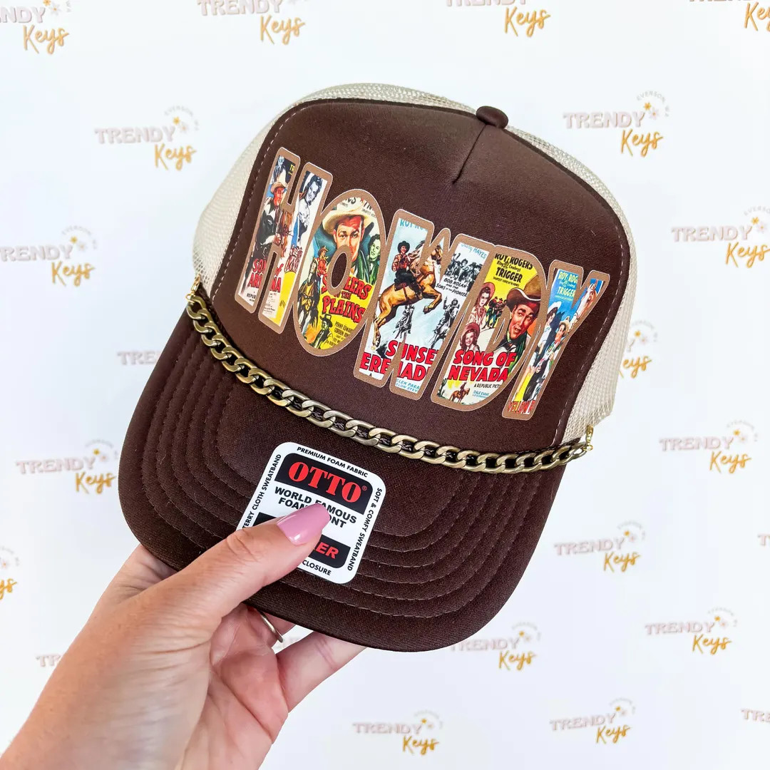 Howdy Trucker Hat: Western Style, Trendy Fashion - Etsy | Etsy (US)