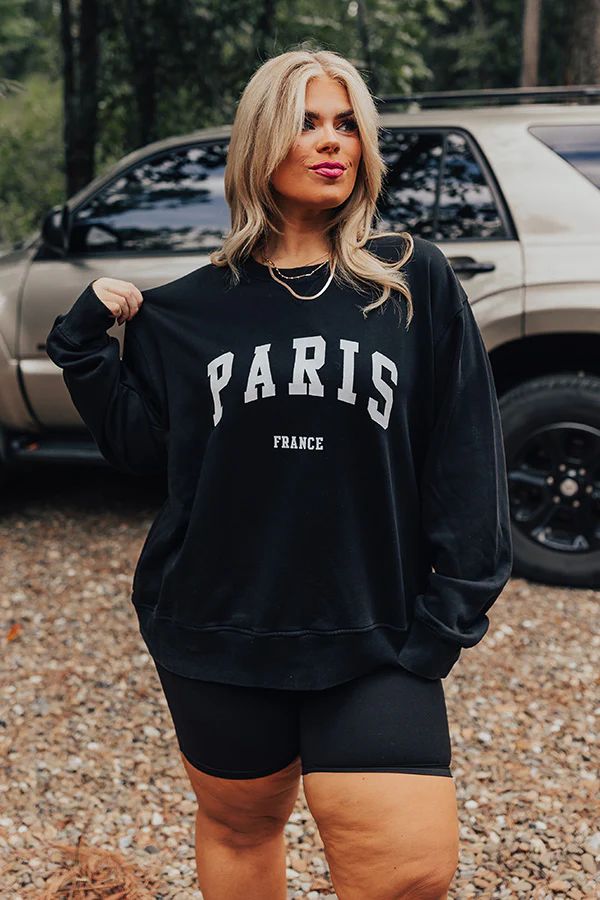 Paris Graphic Sweatshirt Curves | Impressions Online Boutique