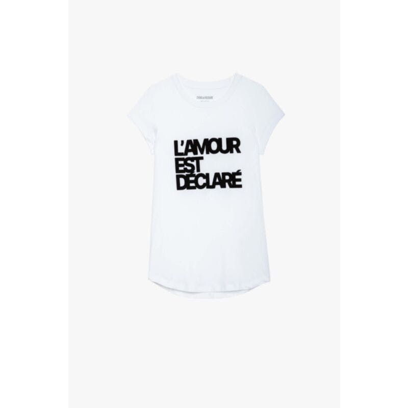 Skinny L'amour Est Déclaré T-shirt | Zadig et Voltaire (US)