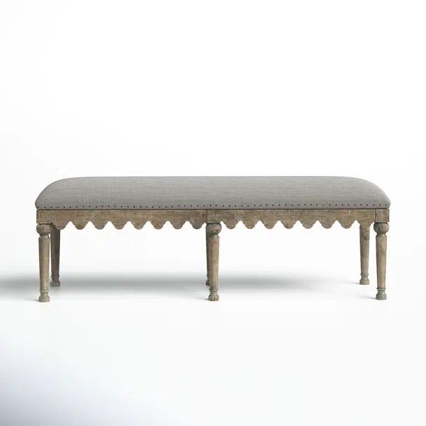 Levingston Linen Upholstered Bench | Wayfair North America