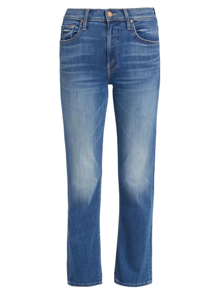 The Mid Rise Rider Ankle Crop Jeans | Saks Fifth Avenue