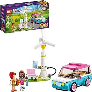 LEGO Friends Olivia's Electric Car 41443 Building Toy Set for Kids, Girls, and Boys Ages 6+ (183 ... | Amazon (US)