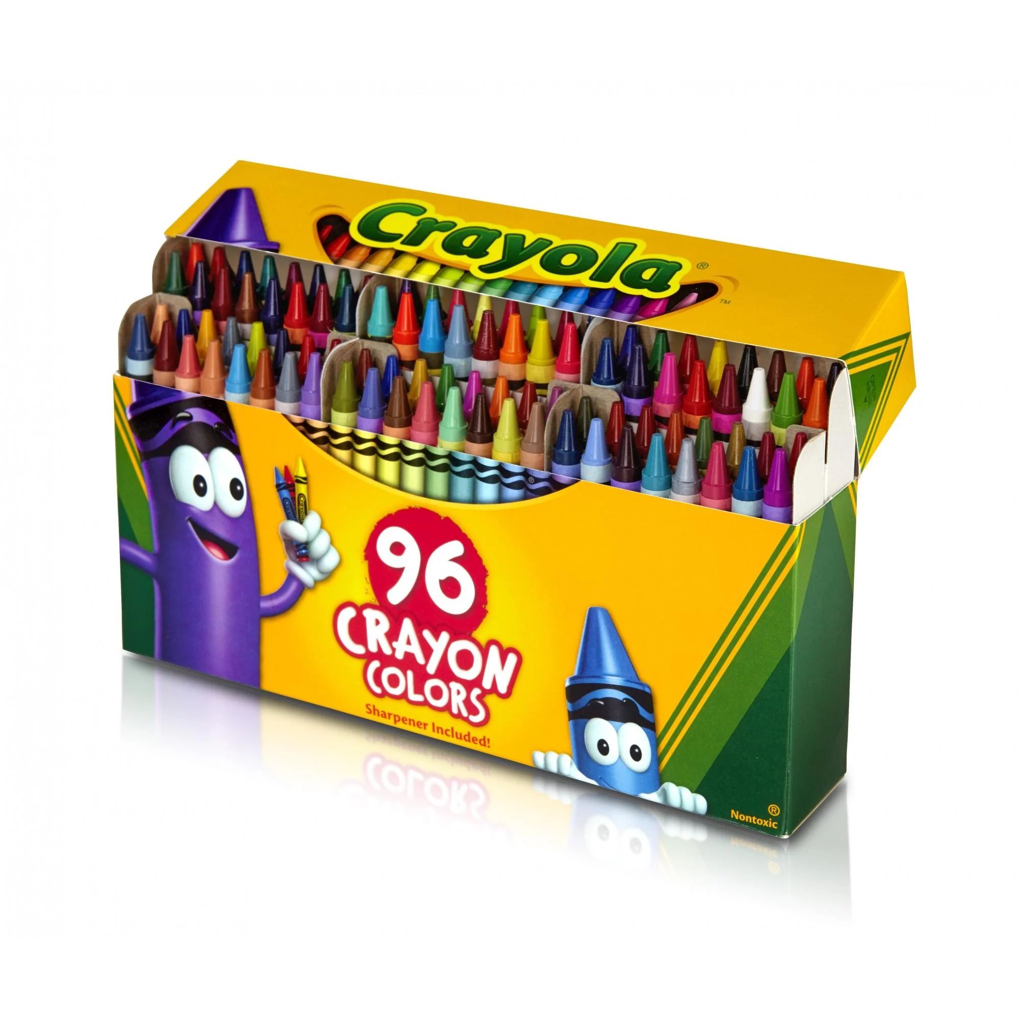 Crayola Crayon Set, 96 Pieces Coloring Set, Child Ages 3+ - Walmart.com | Walmart (US)