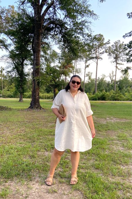 My new favorite shirt dress from Old Navy - perfect for a night out or as a beach cover up 

#LTKPlusSize #LTKSummerSales #LTKSaleAlert