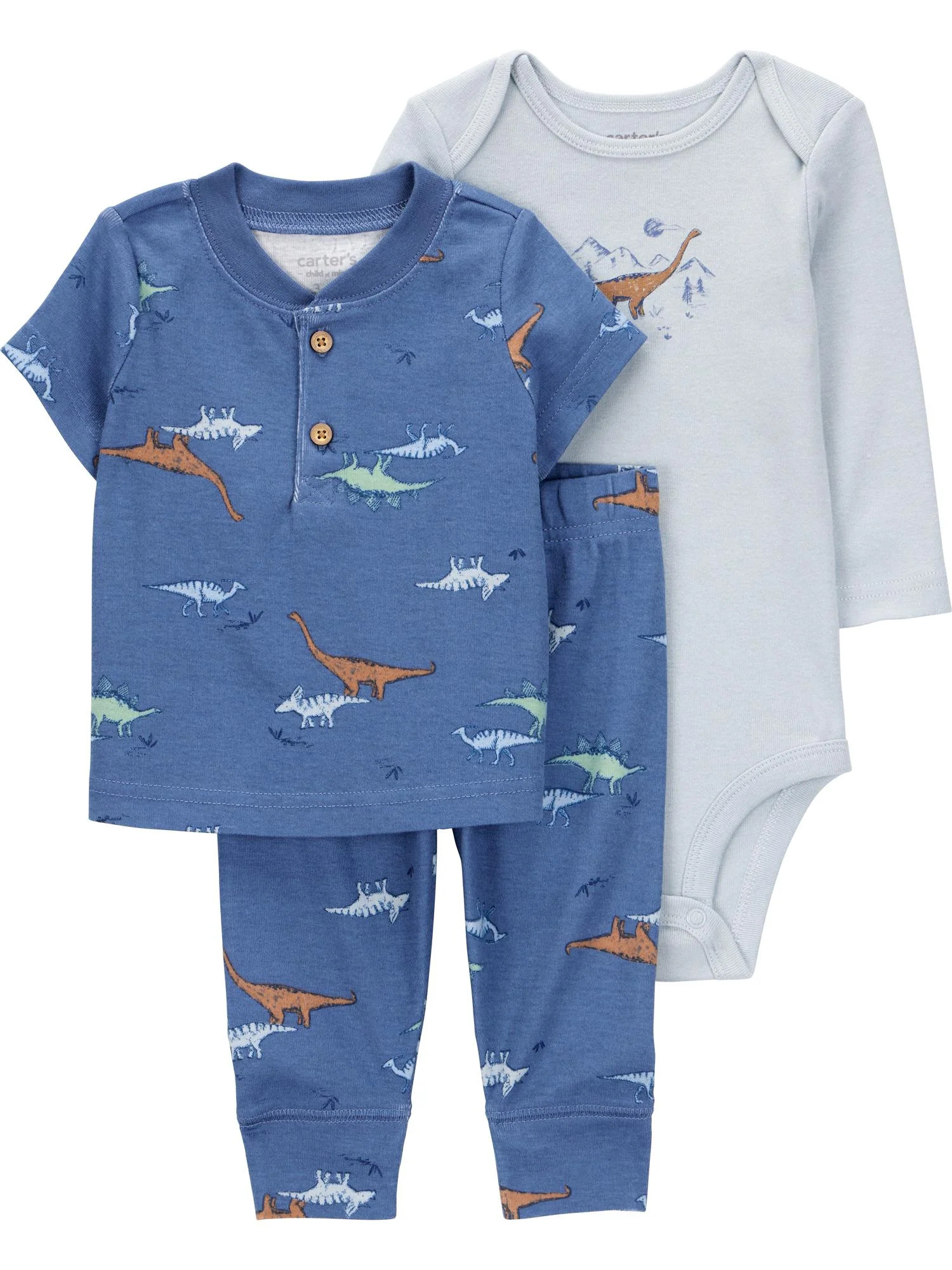 Carter's Child of Mine Baby and Toddler Boy Outfit Set, 3-Piece, Sizes 0/3-24 Months | Walmart (US)