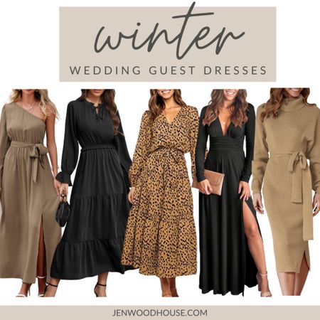 Are you going to any weddings this winter? I love pairing one of these long sleeve dresses with a cute shawl or scarf!

amazon finds, amazon fashion, womens fashion, wedding guest dress, wedding guest outfit, winter dress, long sleeve dress, midi dress, maxi dress 

#LTKSeasonal #LTKstyletip #LTKwedding