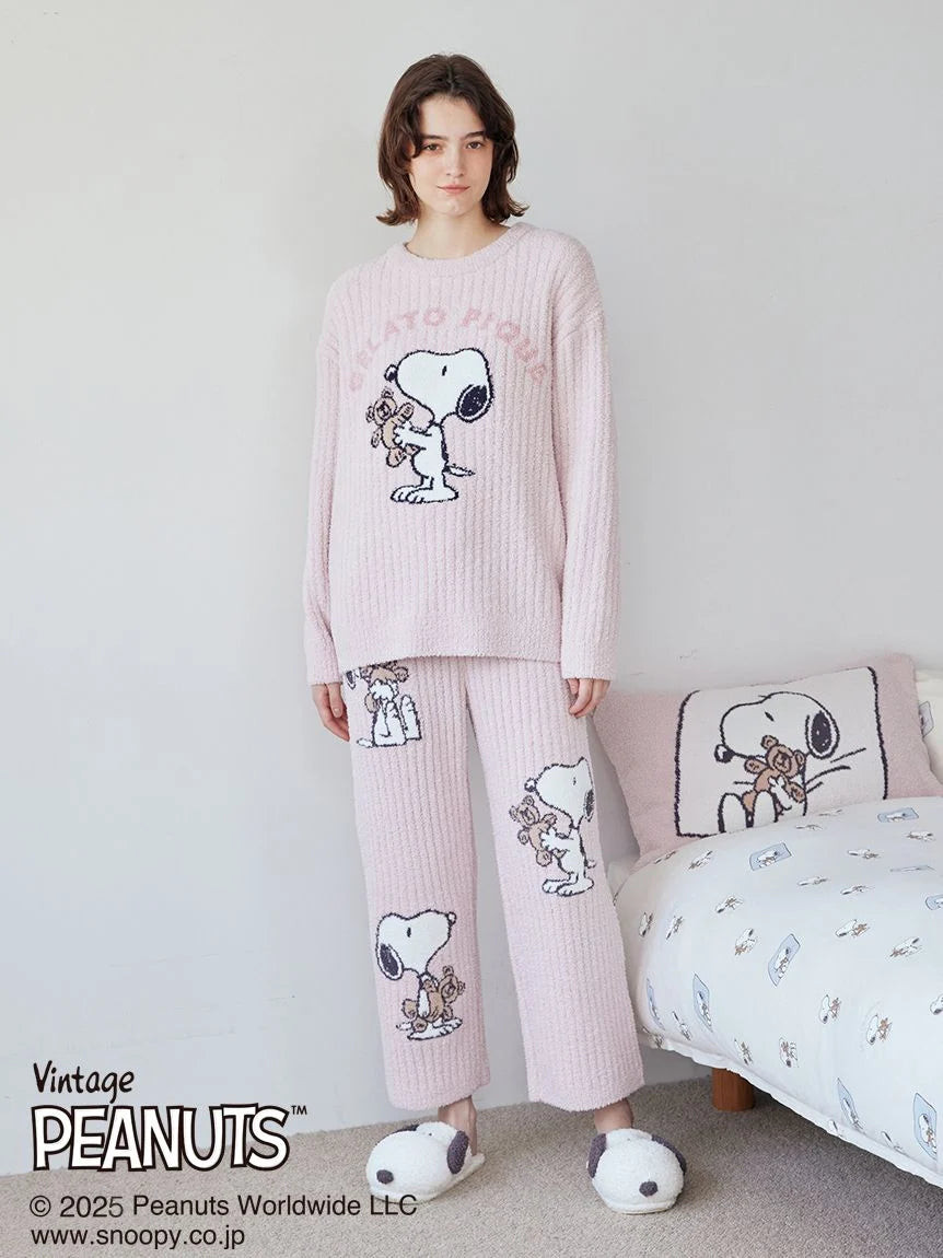 [PEANUTS] SNOOPY×BEAR Jacquard Pants | Gelato Pique