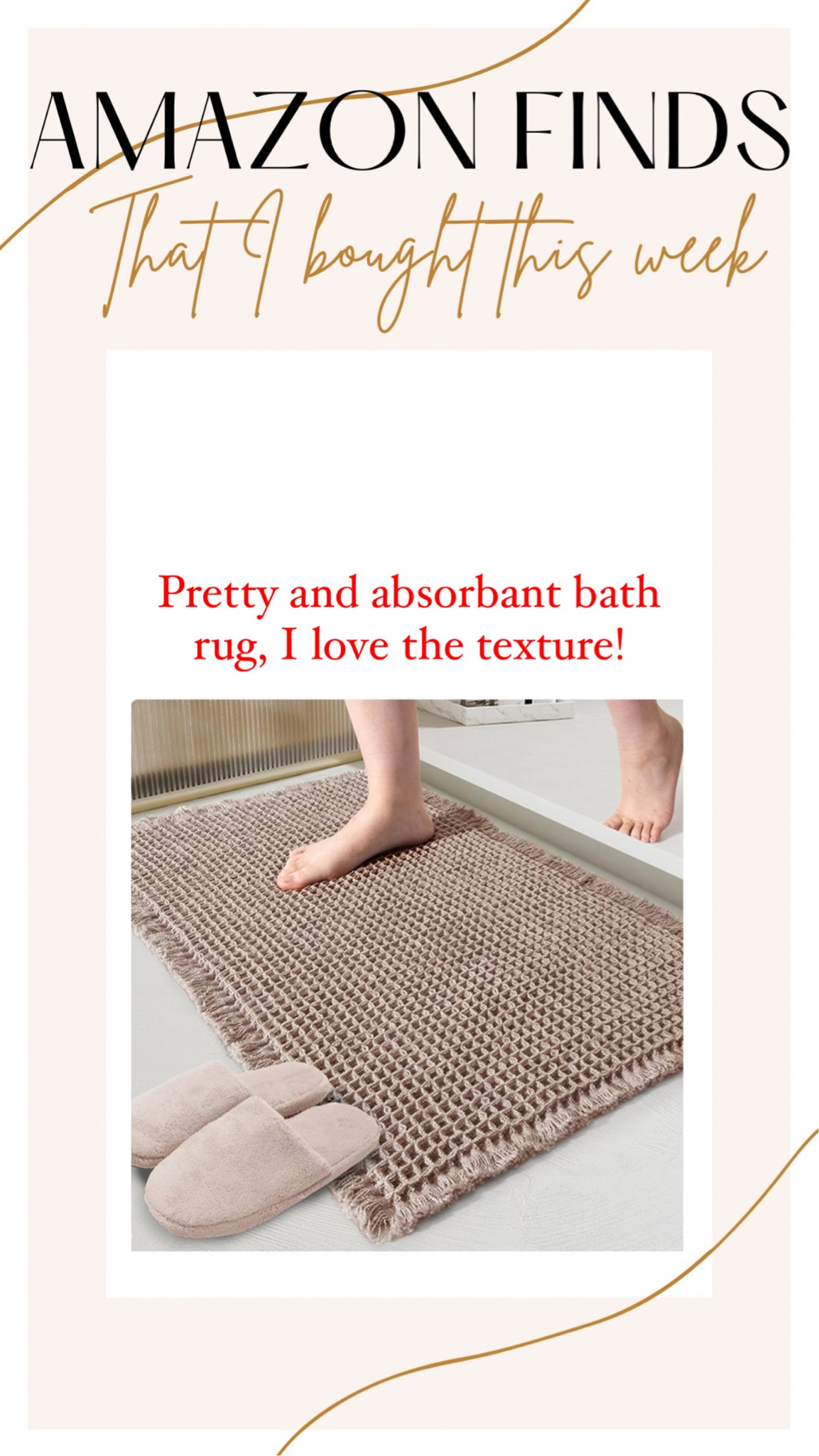 Grabbed a few of these for our bathrooms, beautiful texture and so absorbent!