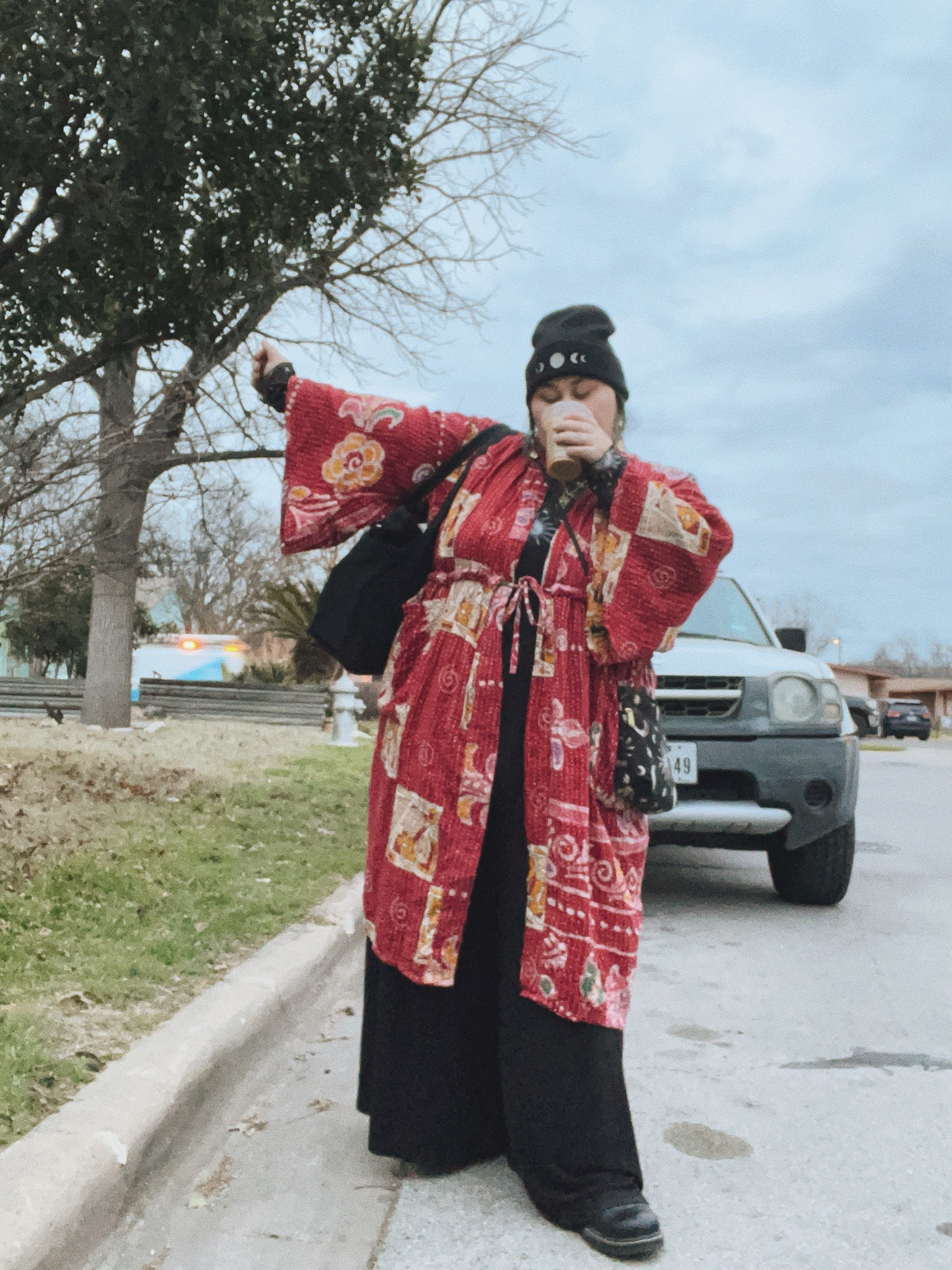 best part of autumn is finally being able to dress in cozy layers 🍂✨ big girl problems — or texas problems lol
red dream weaver kimono is from kantha bae, links on my instagramm

#LTKSeasonal #LTKPlusSize