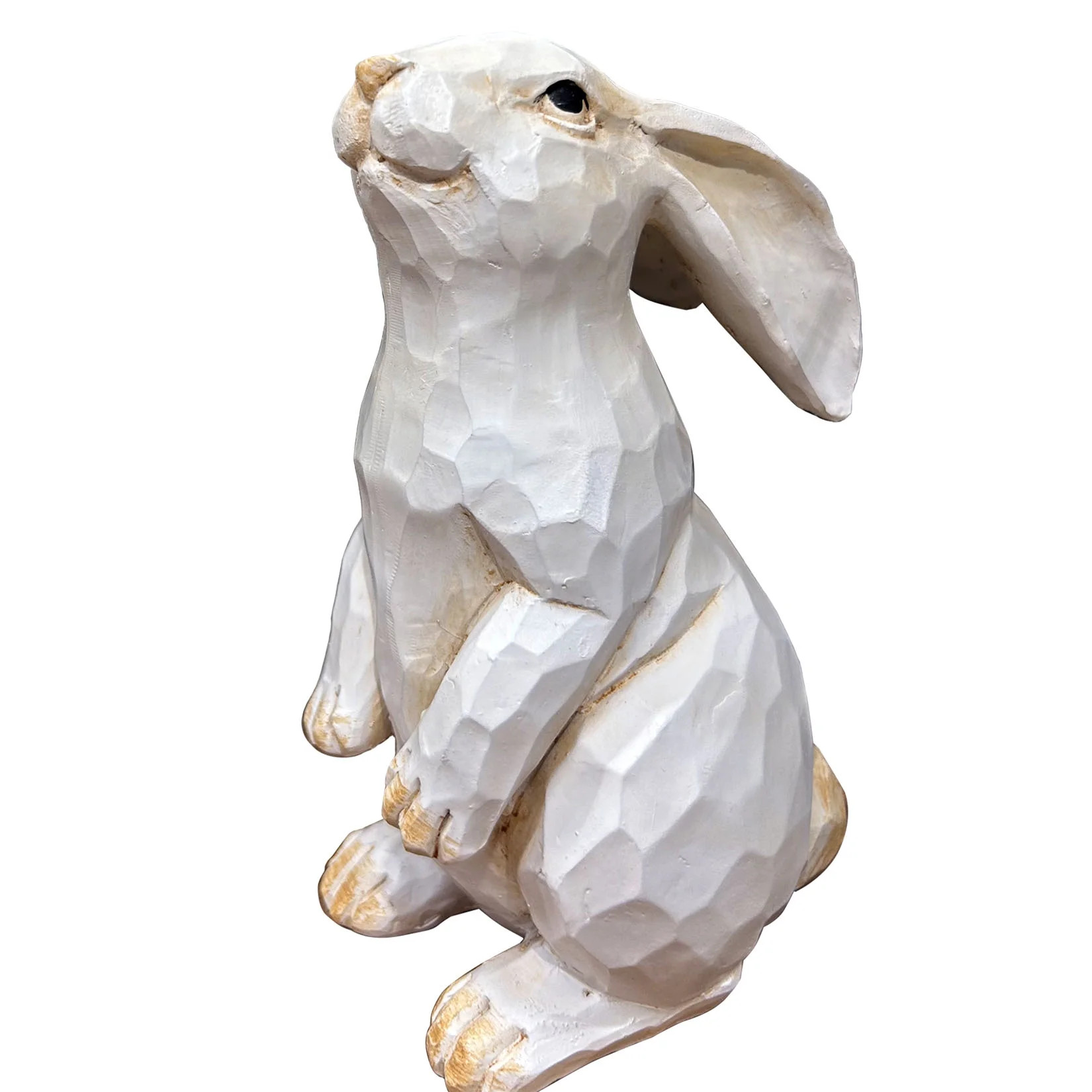 Easter Bunny Decoration, Decorative Farmhouse Modern Standing White Rabbit Bunny Figurine, Home D... | Walmart (US)