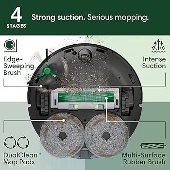 iRobot Roomba Plus 405 (G181) Combo Robot Vacuum & Mop with AutoWash Dock - Amazon Exclusive, Dua... | Amazon (US)