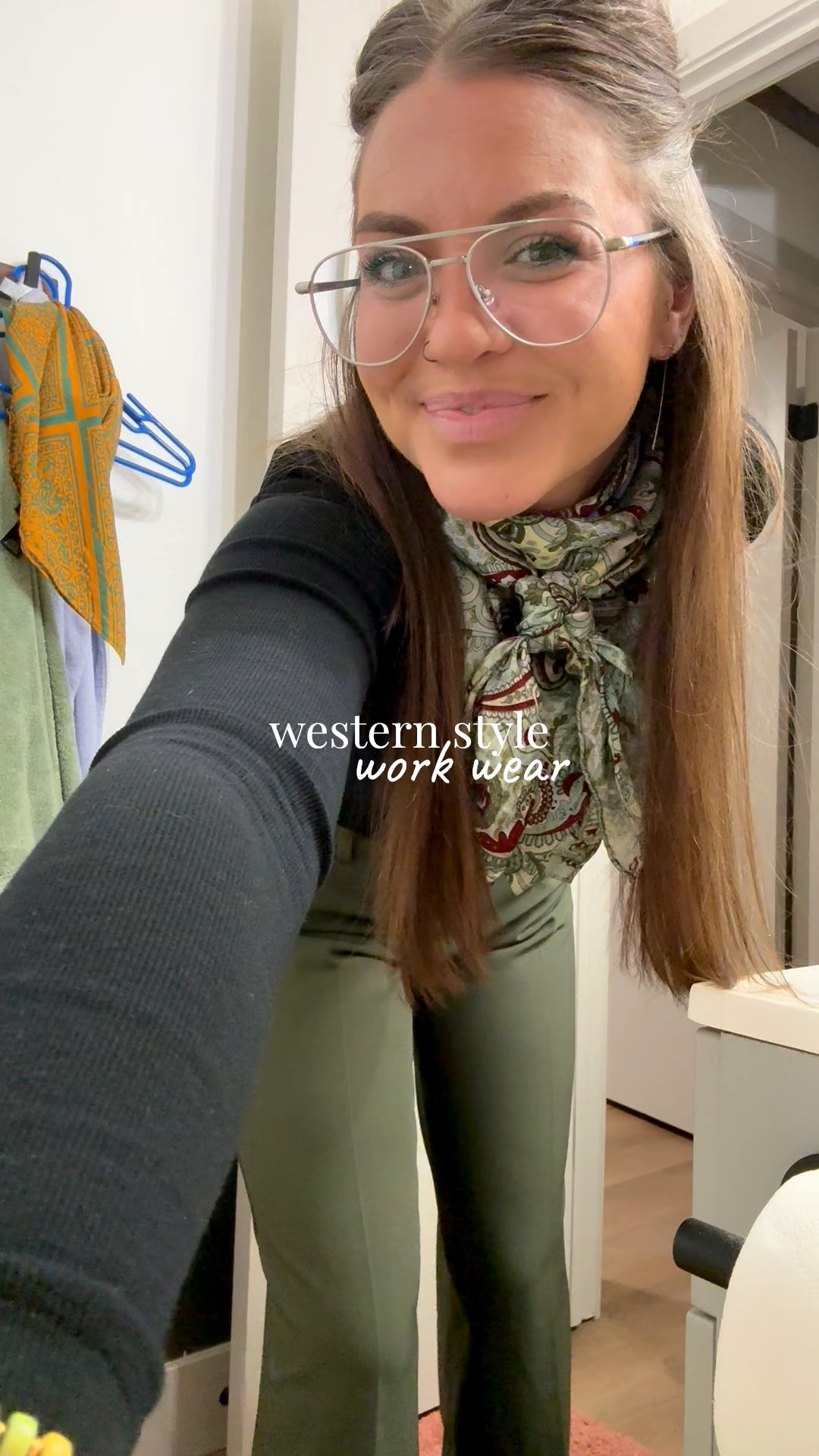 My favorite Express Editor pants! These are a mid-rise wide leg and I have several pairs. I have the bootcuts too!

Western work wear. Western style. Western wear. Wild rags. Wild rag. Wild rag style. Wild rag fashion. Wild rag season. Wide leg. Wide leg pants. Dress pants. Work pants. Work wear. Slack. Corporate cowgirl. Vans. Checkered vans. Slip on vans. Friday meeting outfit. Meeting outfit. Work outfit. Friday fit. Meeting fit. Work fit. Work ootd. Friday ootd  

#LTKgrwm #LTKootd #LTKWorkwear