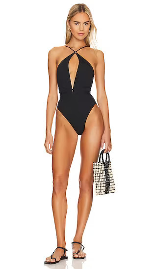 Safari One Piece | Black One Piece Swimsuit | Black Bathing Suit | Womens Bathing Suits | Revolve Clothing (Global)