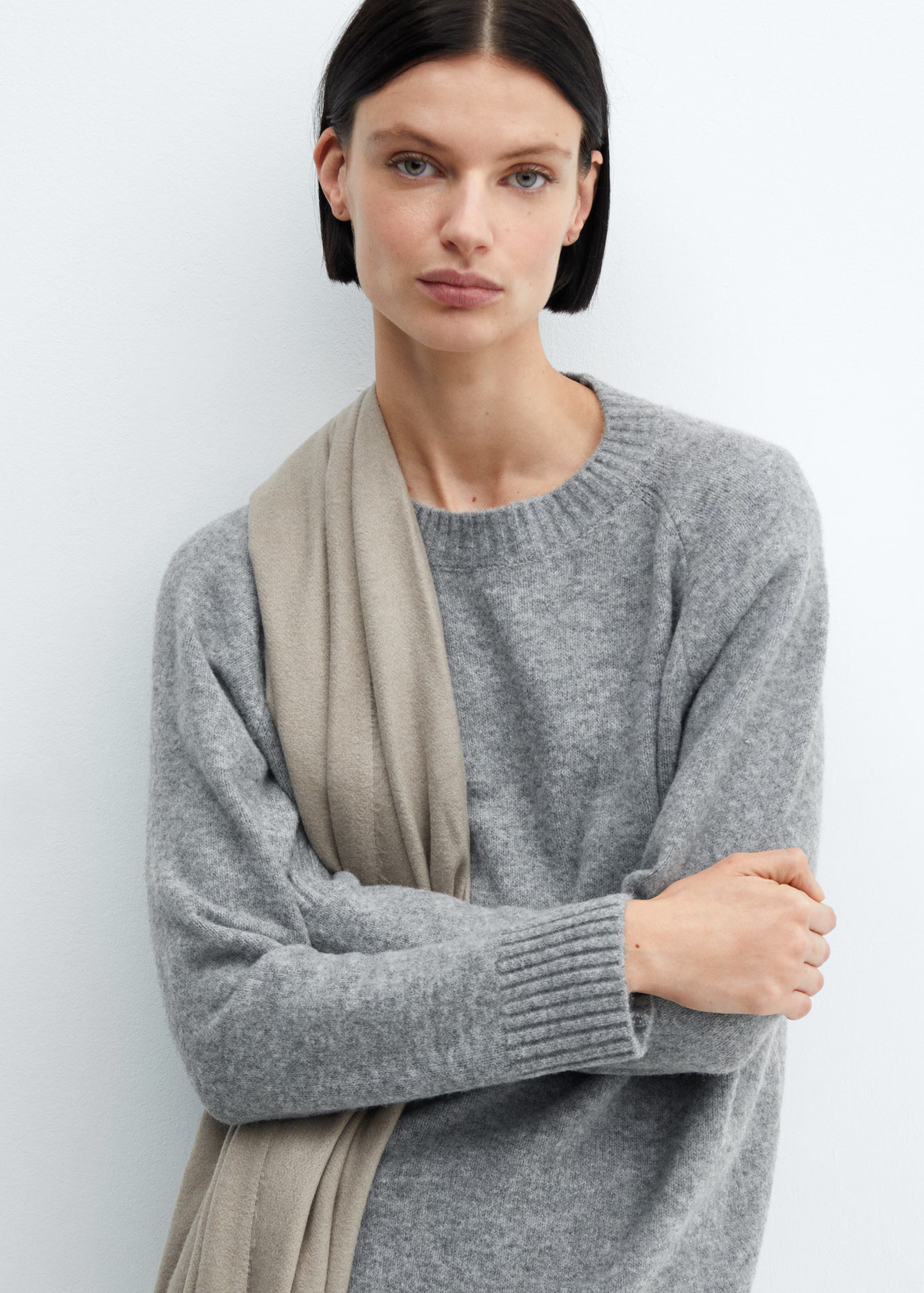 Oversize knit sweater - Women | MANGO United Kingdom | MANGO (UK)