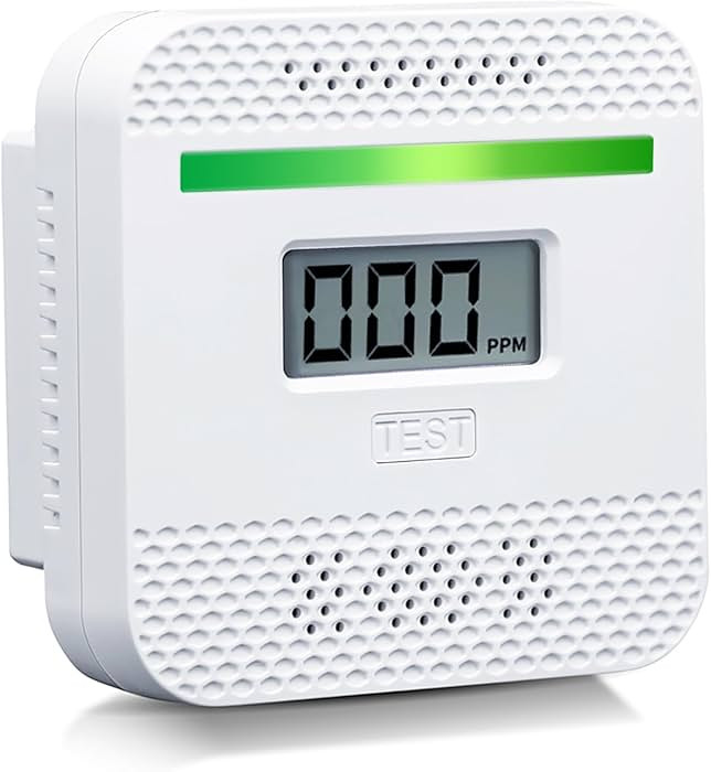 Carbon Monoxide Detectors, Battery Powered CO Alarm with Digital Display,Portable CO Alarm Detect... | Amazon (US)