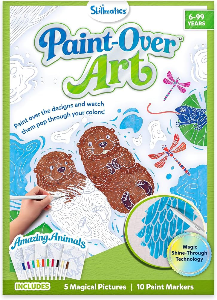 Skillmatics Paint-Over Art \u2013 Magical Art & Craft Kit for Tweens & Teens | Amazon (US)