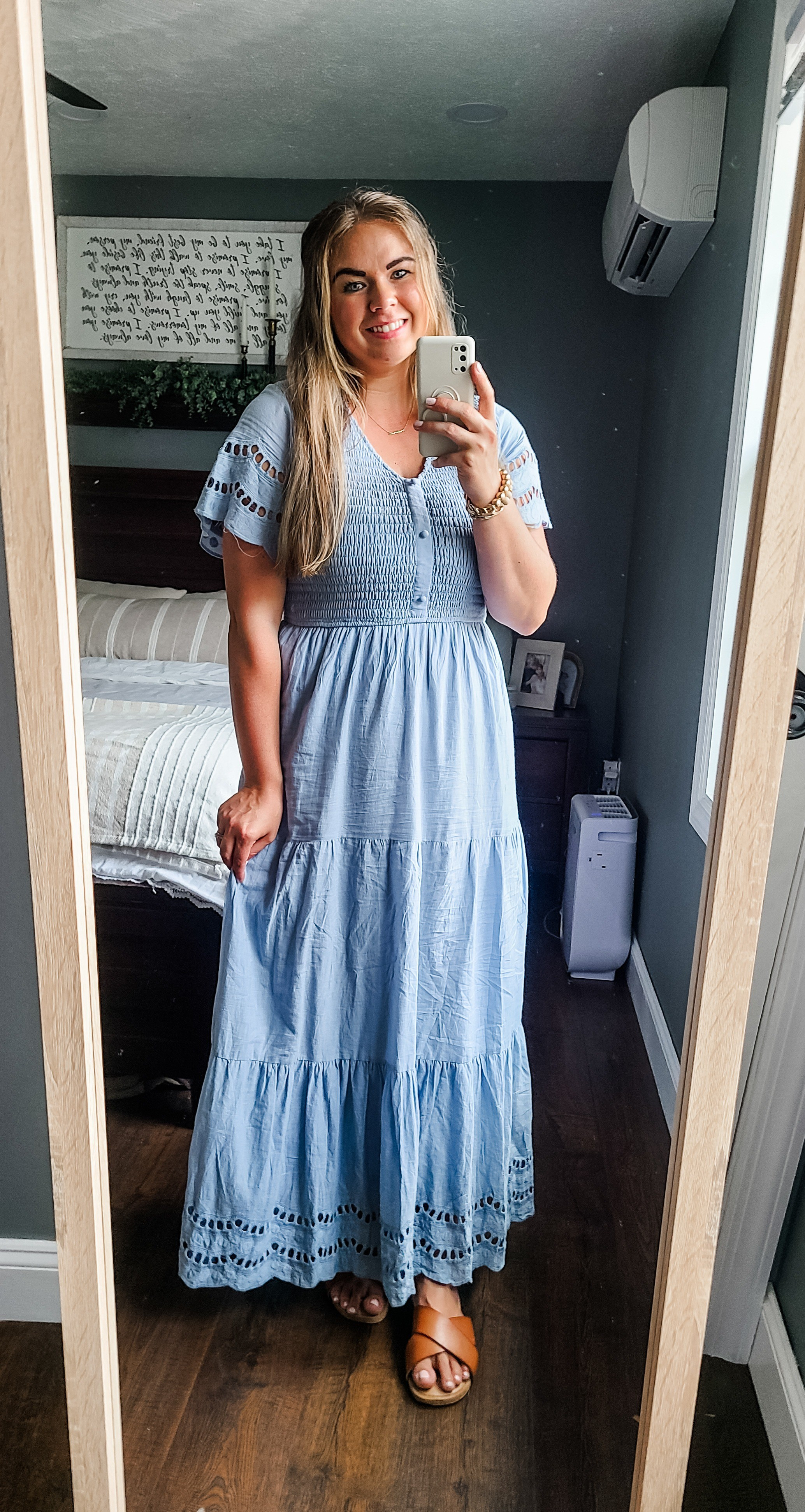 happy sunday, friends 🕊sunday | ootd | dress girlie | one loved babe | boutique dresses | old navy sandals | caityln minimalist | custom jewelry 

#LTKShoeCrush #LTKFindsUnder100 #LTKHome