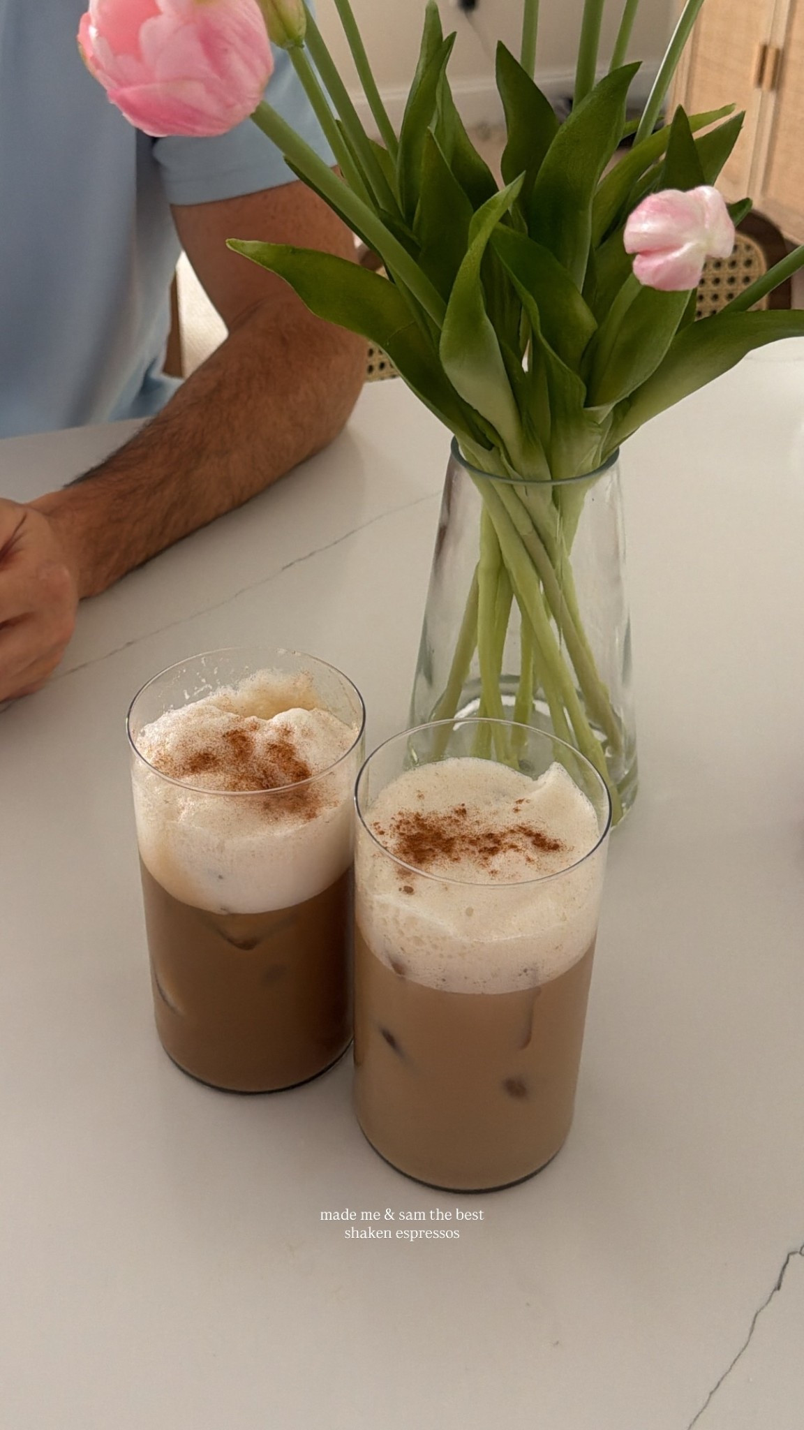 made me & sam the best shaken espressos

#LTKmorningroutine #LTKdayinmylife #LTKHome