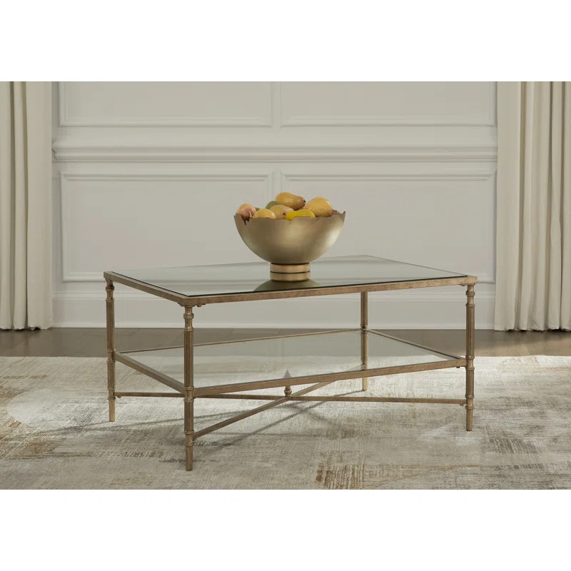 Alsafi Glass Top Single Coffee Table | Wayfair North America