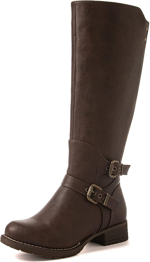 GLOBALWIN Women's Knee High Fashion Boots For Women | Amazon (US)