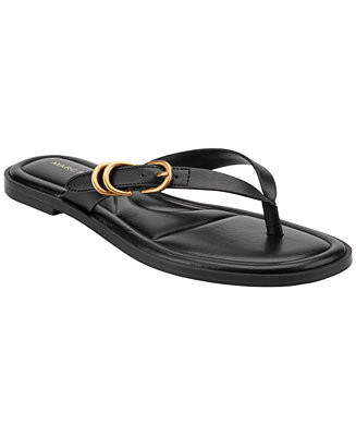Women's Retry Buckle Strap Flat Slip-On Sandals | Macy's