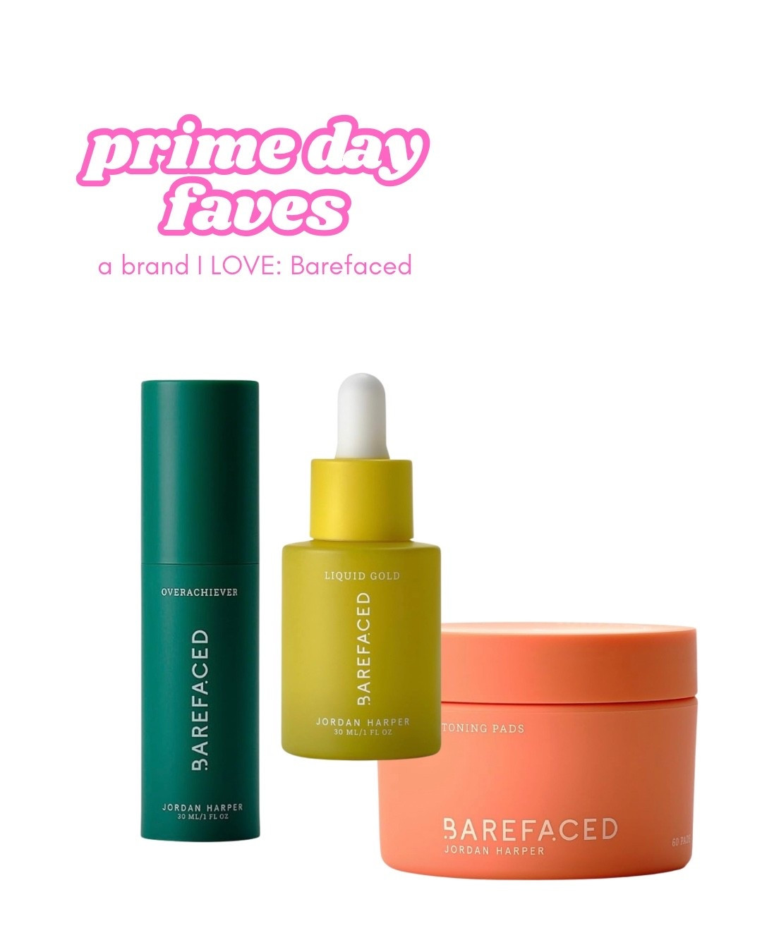 Prime Days: a brand I love, Barefaced! ✨

… 3 of this line’s best-hits are a part of Prime Days, including the brand’s hero product (the Toning Wipes)!

My Mom, sisters and I all love and use Barefaced daily and all 3 of these products are in my daily routine!



#LTKSaleAlert #LTKBeauty